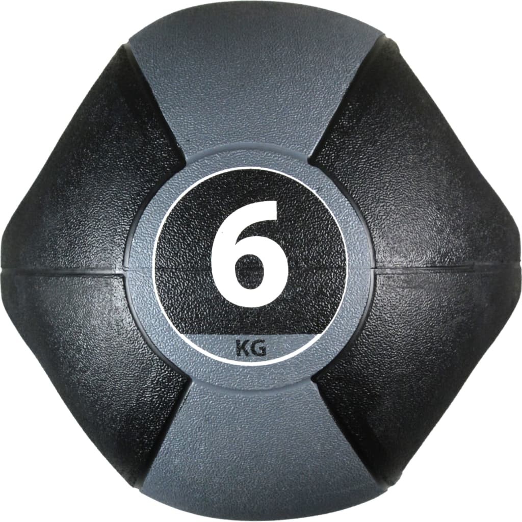 Pure2Improve Medicine Ball with Handles 6 kg Grey